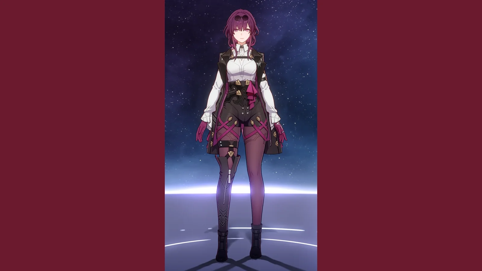 Kafka cosplay build from Honkai: Star Rail