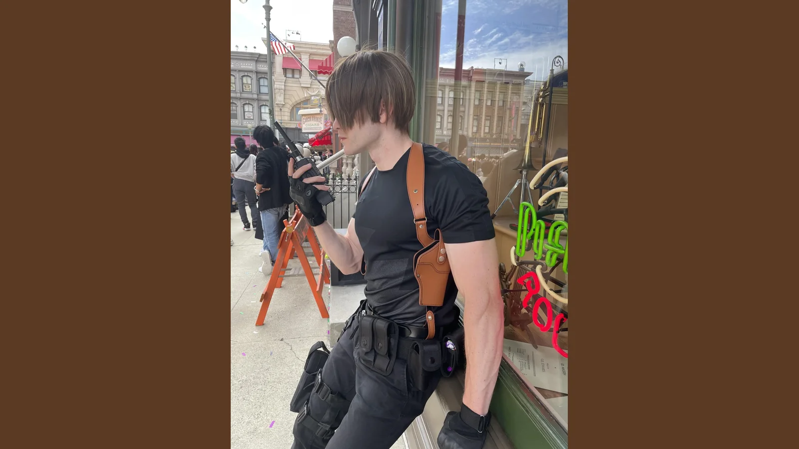 Leon S. Kennedy from Resident Evil, cosplay reference board cover