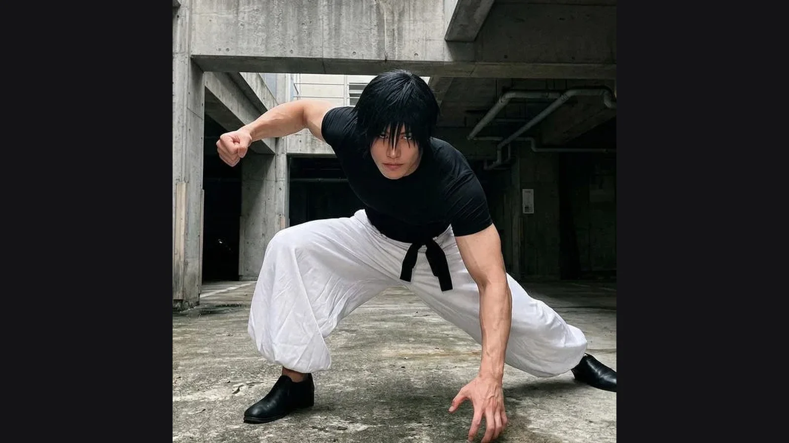Toji Fushiguro from Jujutsu Kaisen, cosplay reference board cover