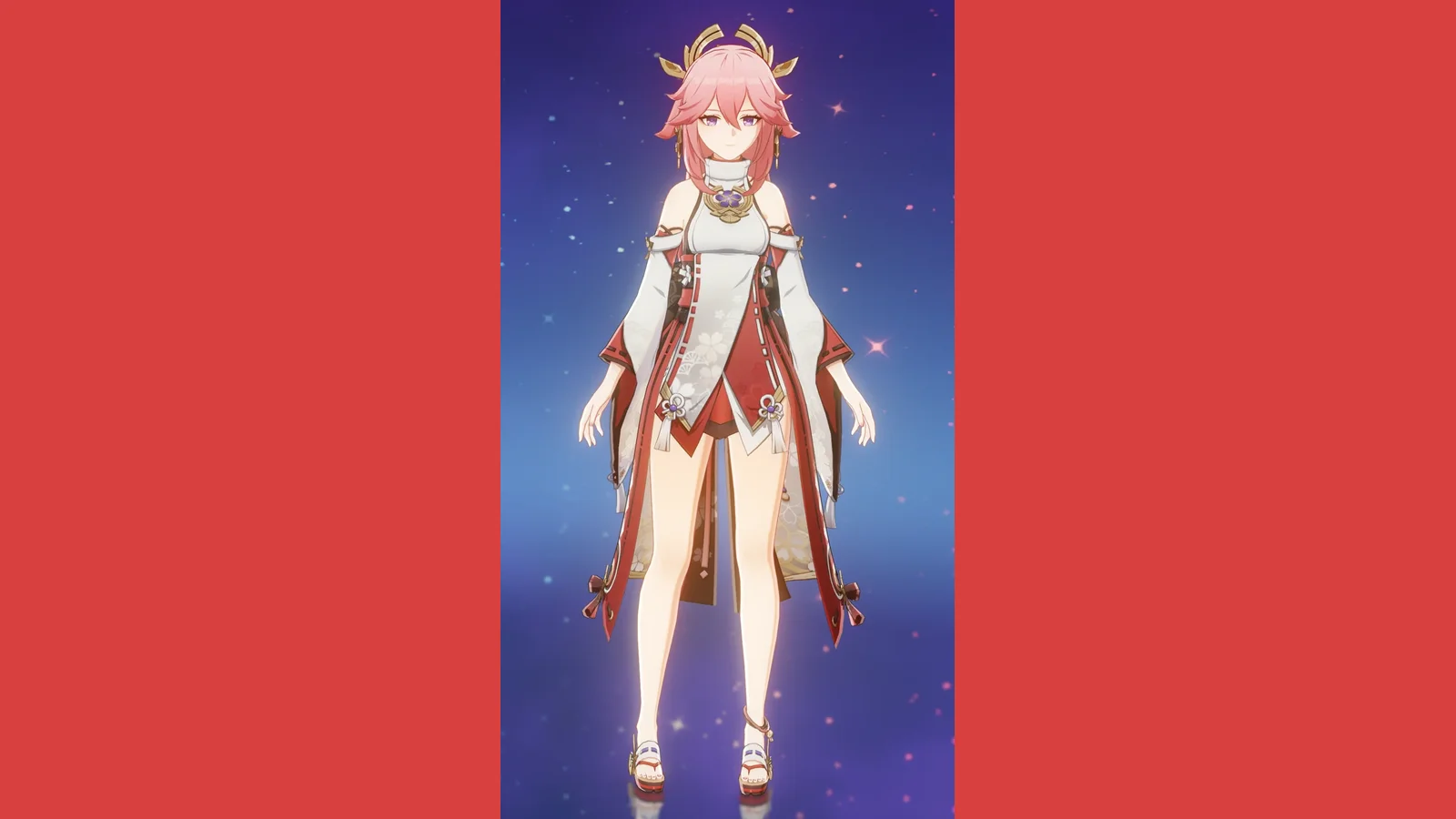 Yae Miko cosplay build from Genshin Impact