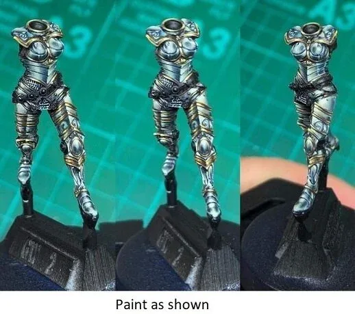 miniature painting commission work in progress photos reference