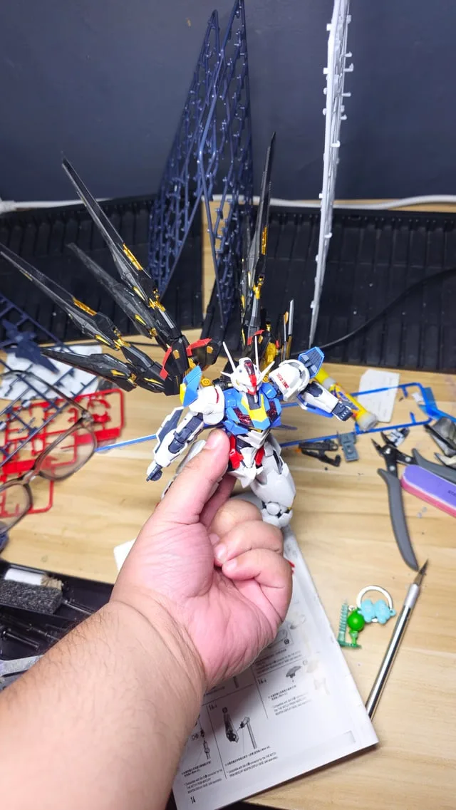 Gunpla custom kitbash final paint assembly finish reference