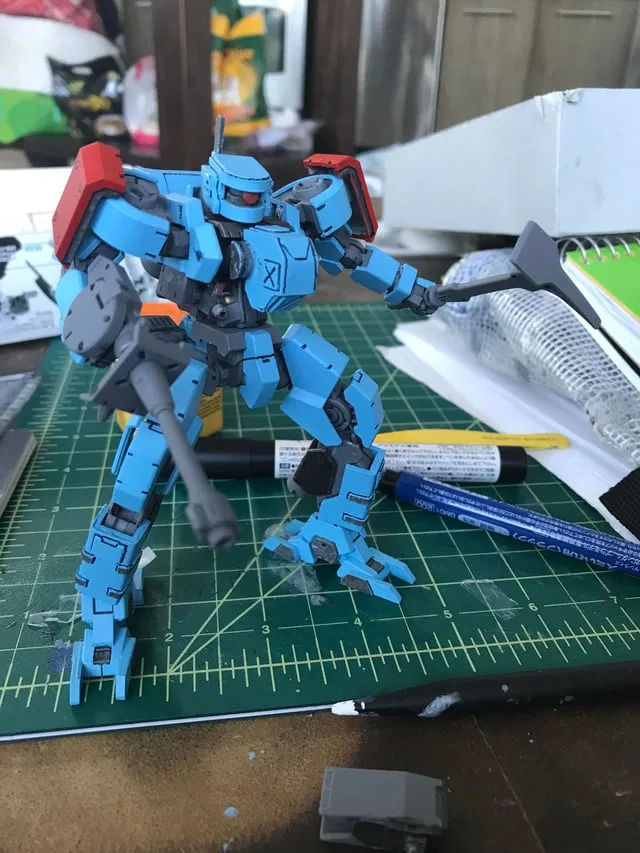 Gunpla scratch building pla plate styrene custom parts reference