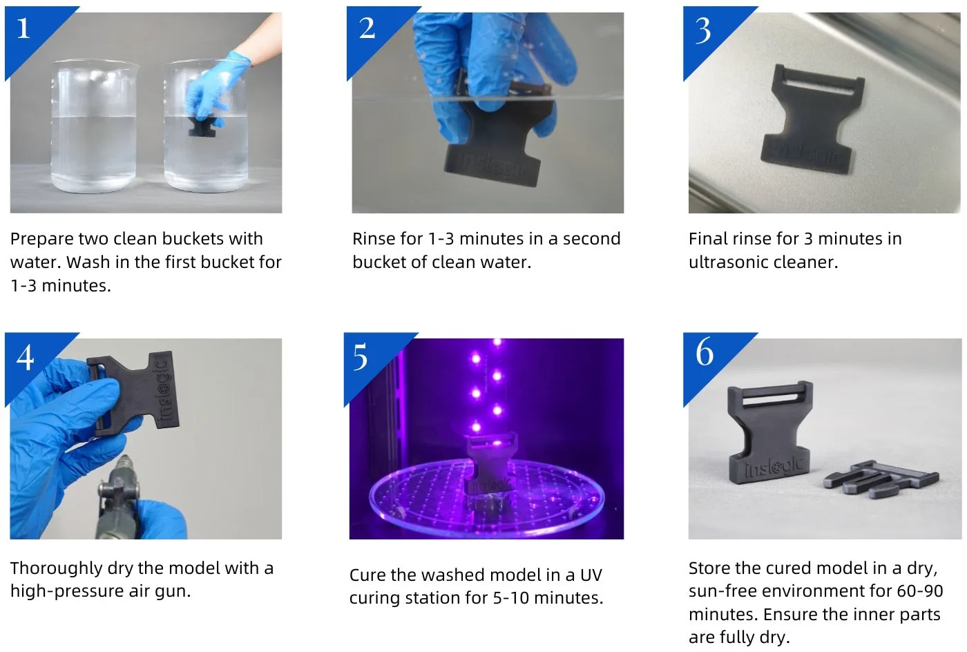 scale model resin parts cleanup preparation reference