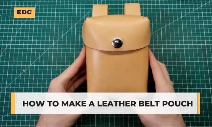 leather belt pouch crafting beginner reference