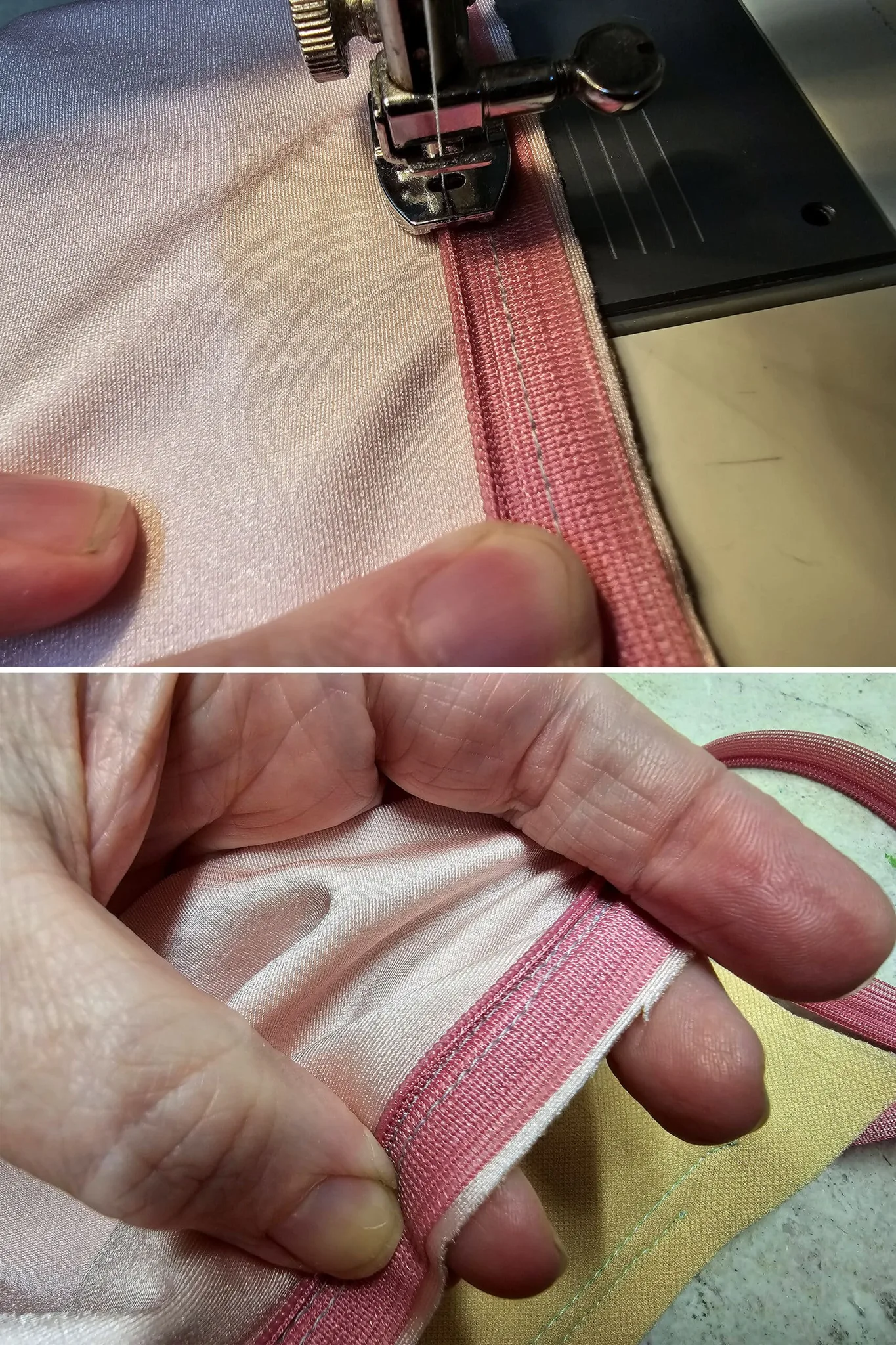 invisible zipper insertion dress sewing reference