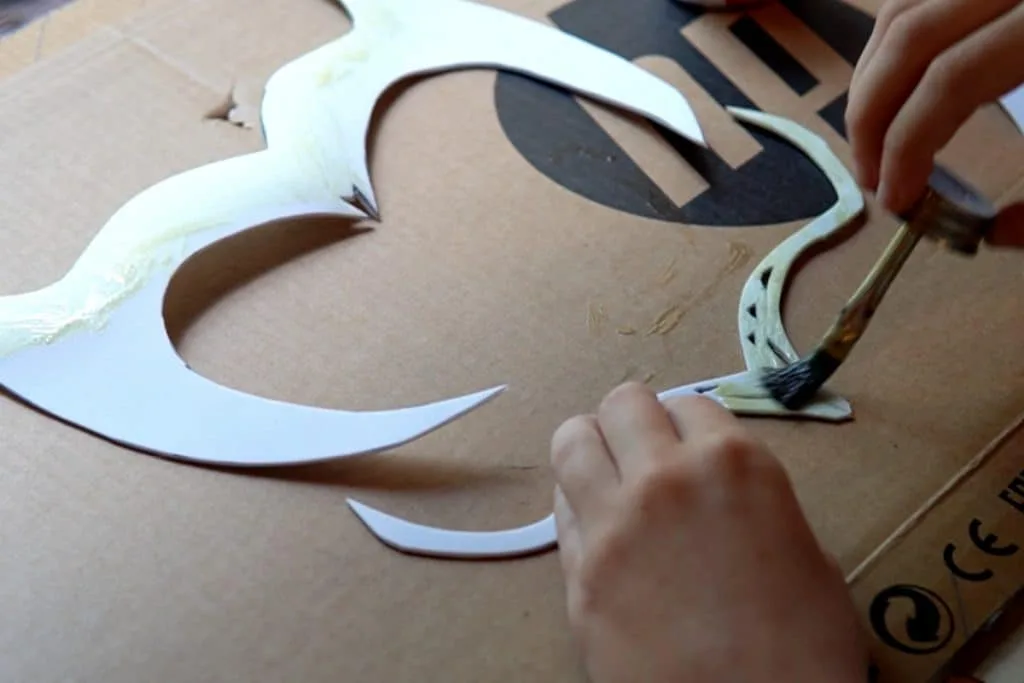 cosplay prop construction gluing shaping foam reference
