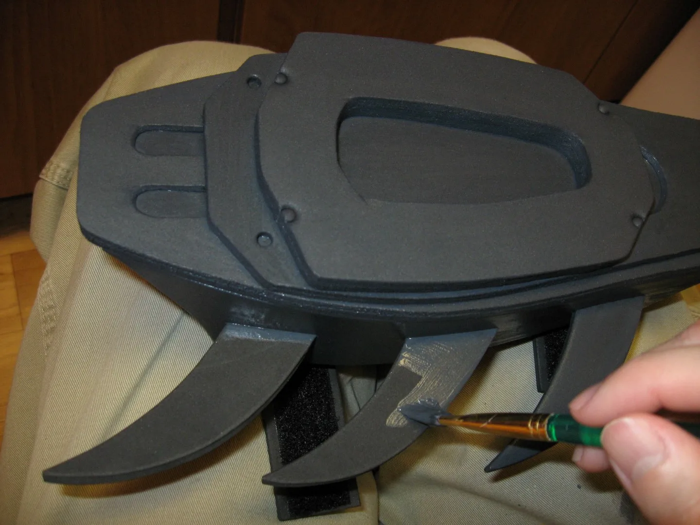 foam prop painting sealing technique cosplay reference