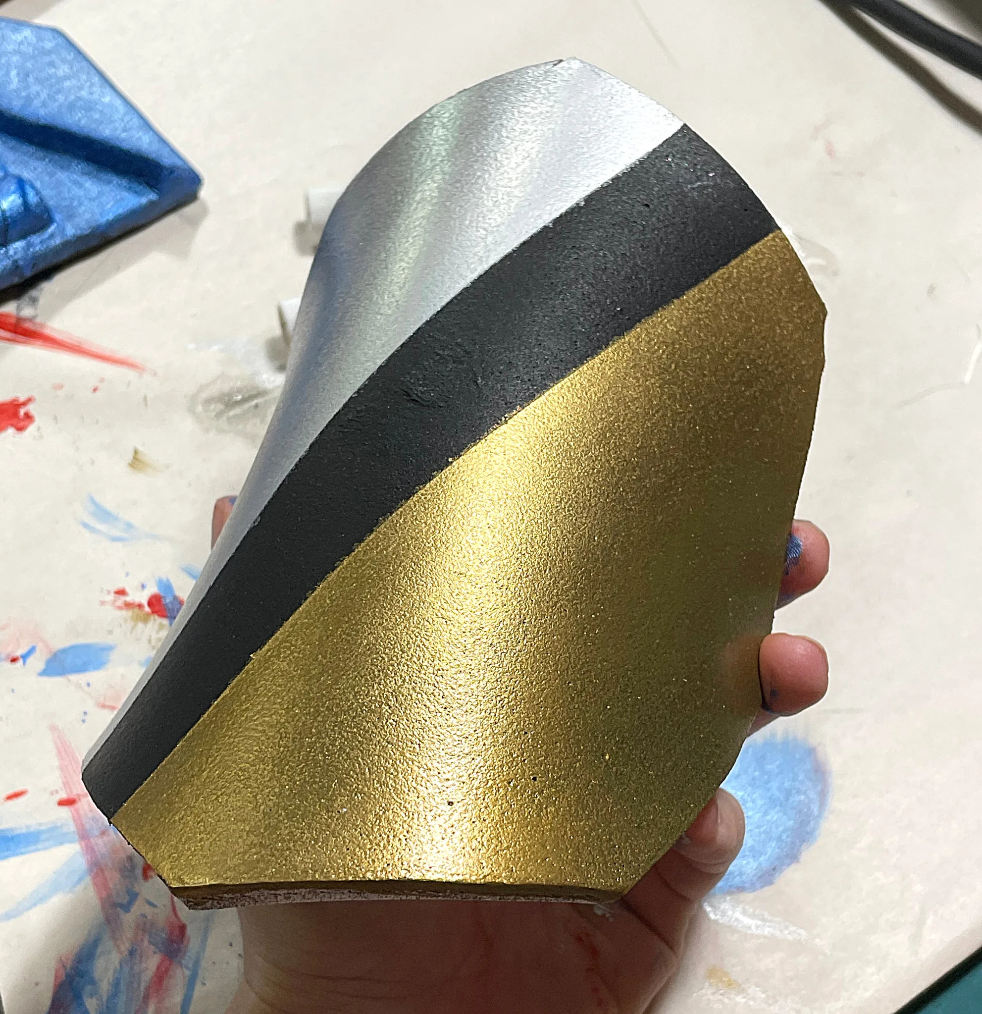 foam prop painting sealing technique cosplay reference