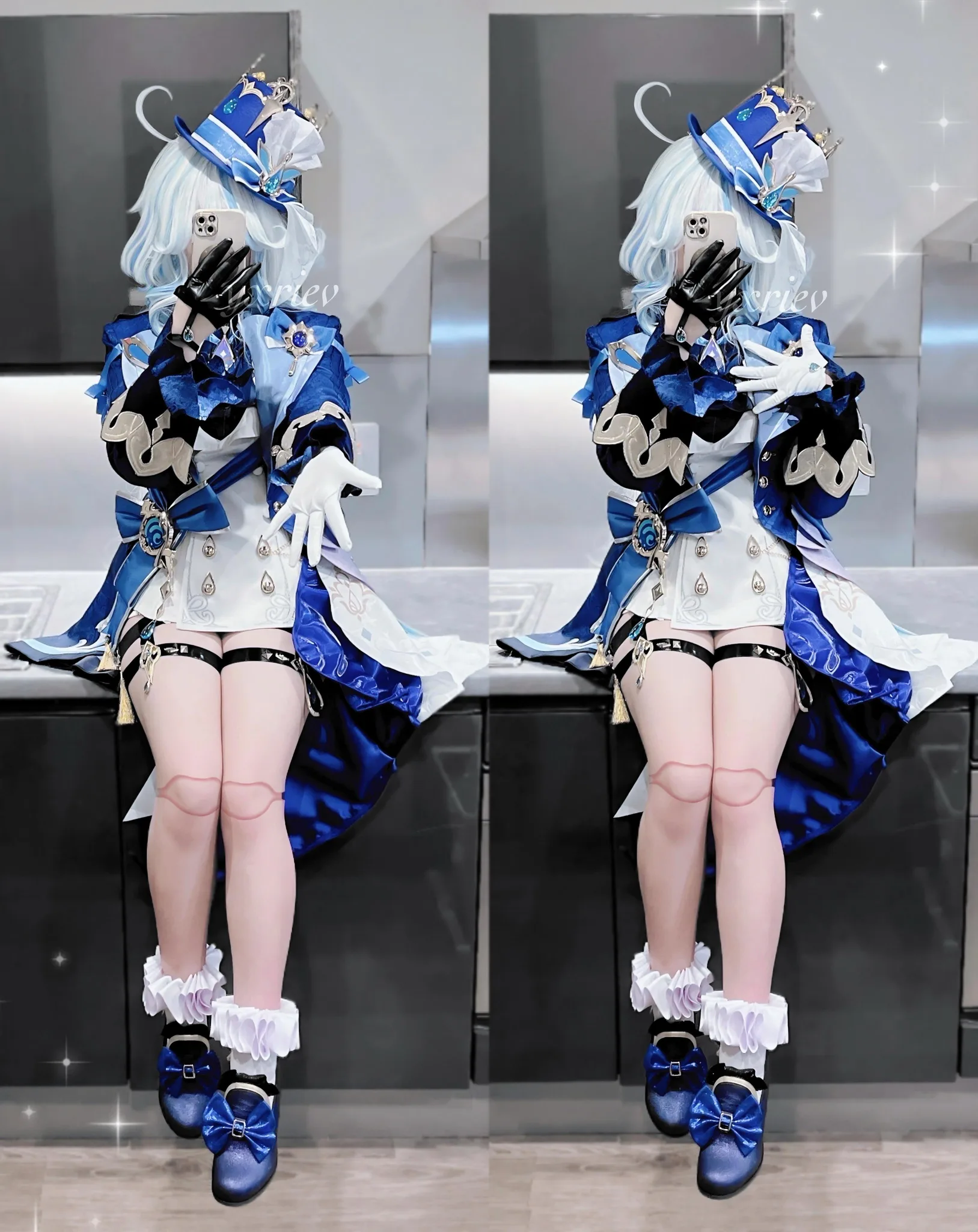 Furina Genshin Impact cosplay reference