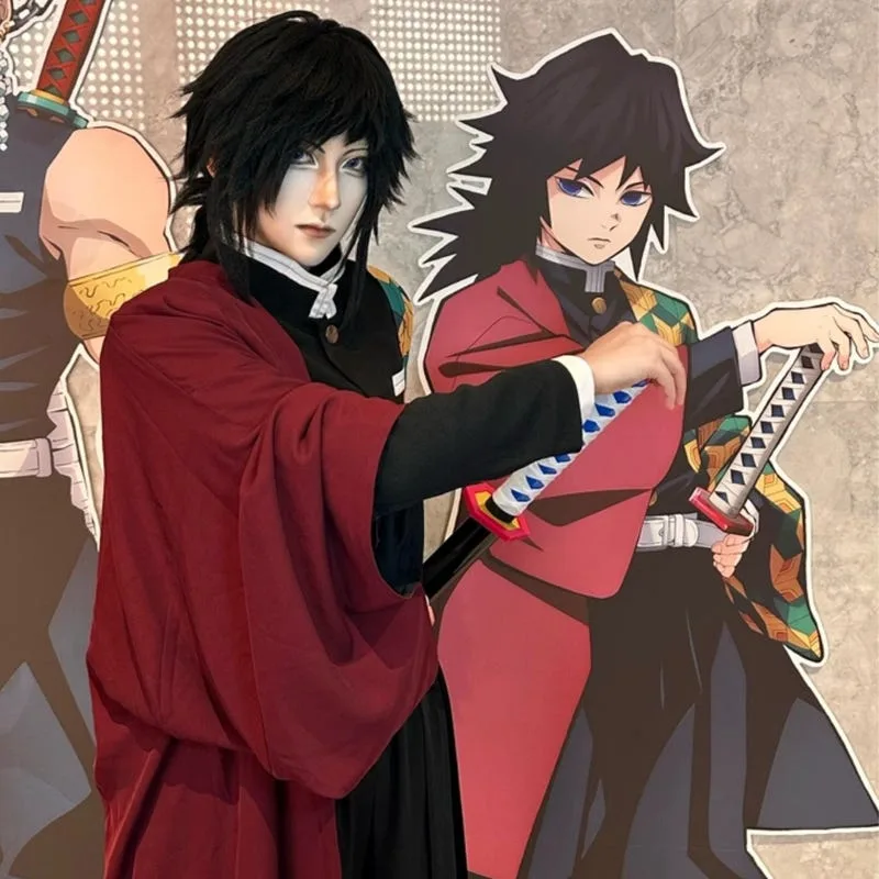 Giyu Tomioka cosplay half haori reference