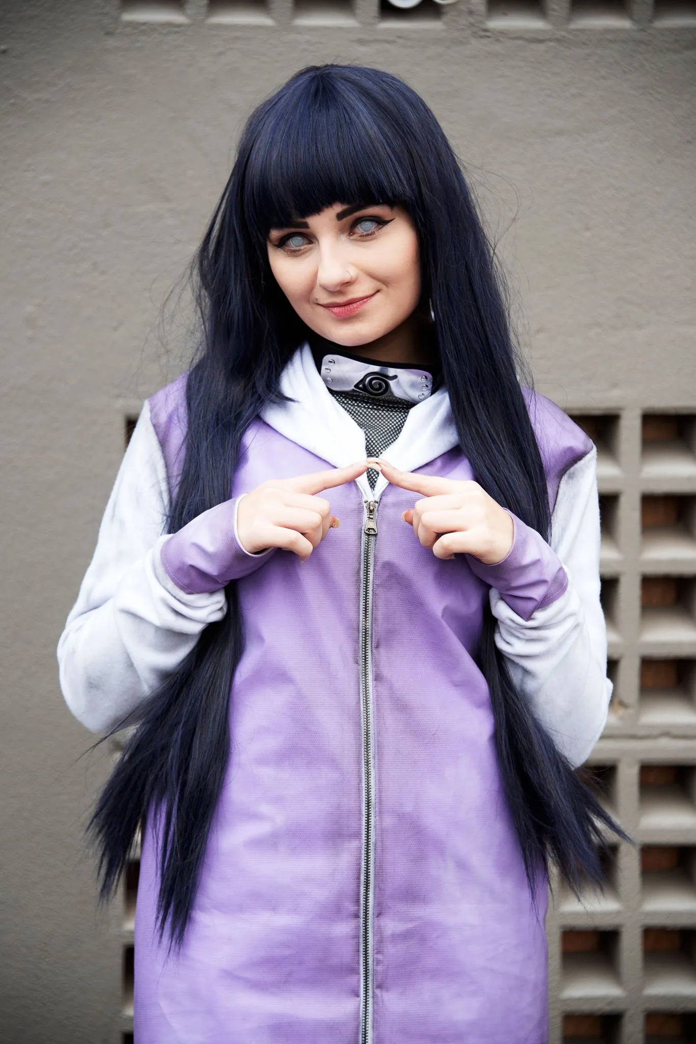 Hinata Hyuga Shippuden cosplay lavender jacket reference