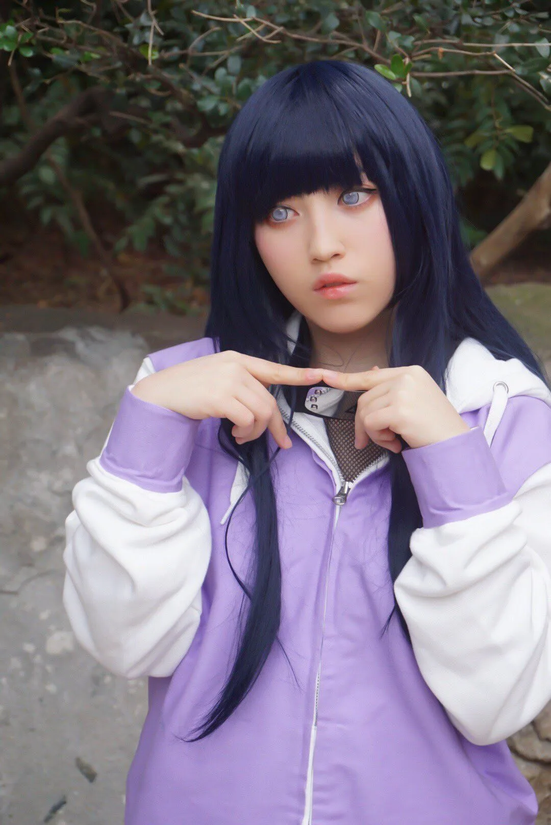 Hinata Hyuga Shippuden cosplay lavender jacket reference