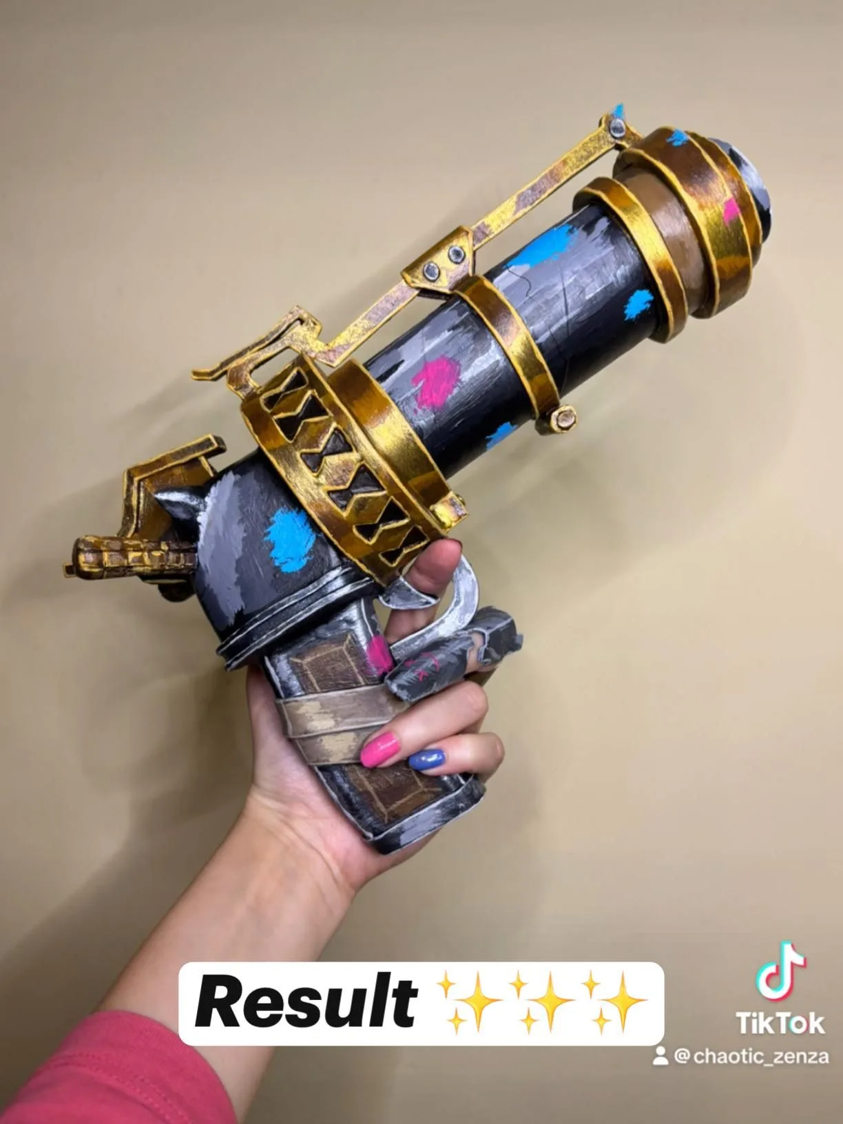 EVA foam minigun prop build cosplay lightweight reference