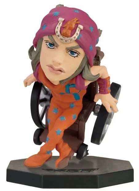 Johnny Joestar full body jockey outfit hat reference