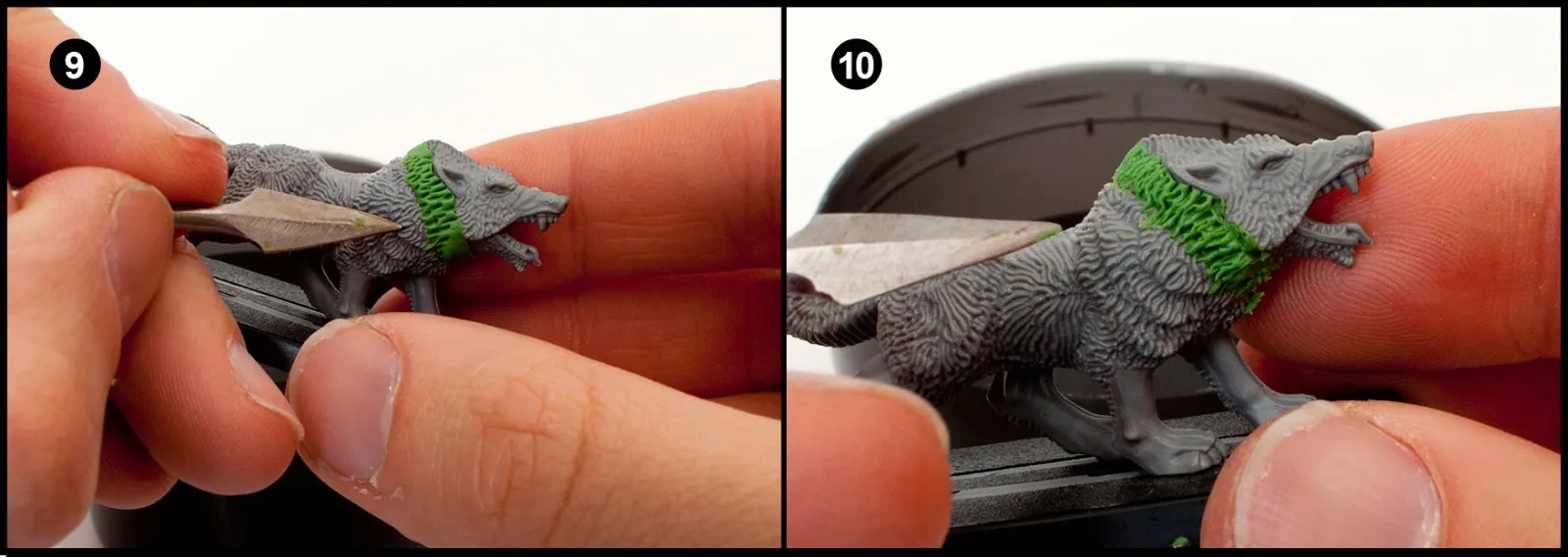 greenstuff sculpting miniature tutorial reference