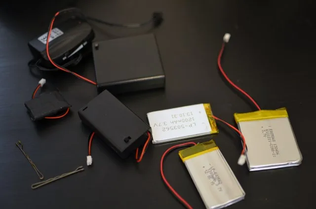cosplay electronics battery power management reference