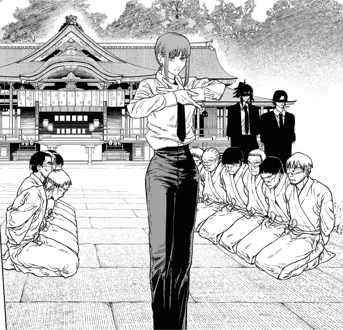 Makima full body character reference Chainsaw Man reference