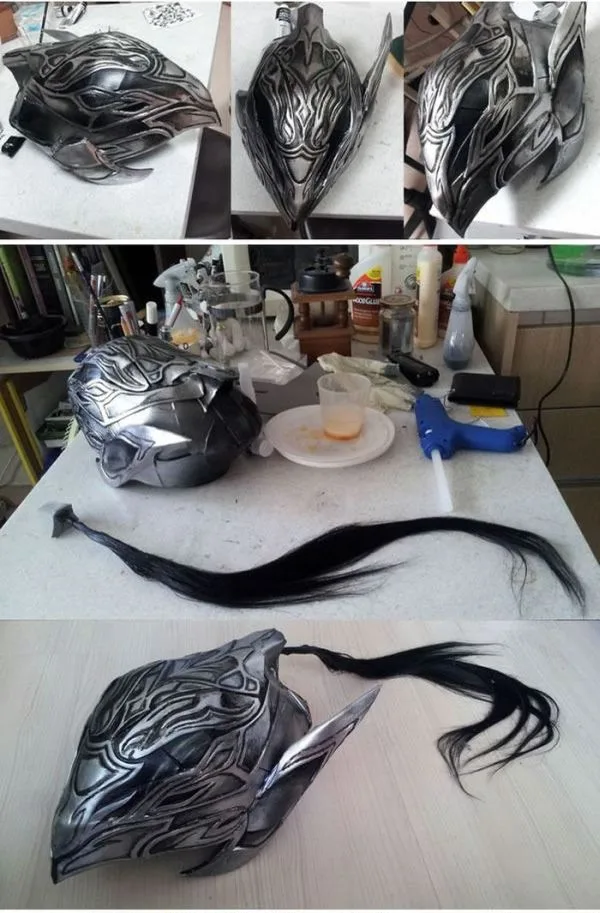 mixed media cosplay build armor fabric combination reference