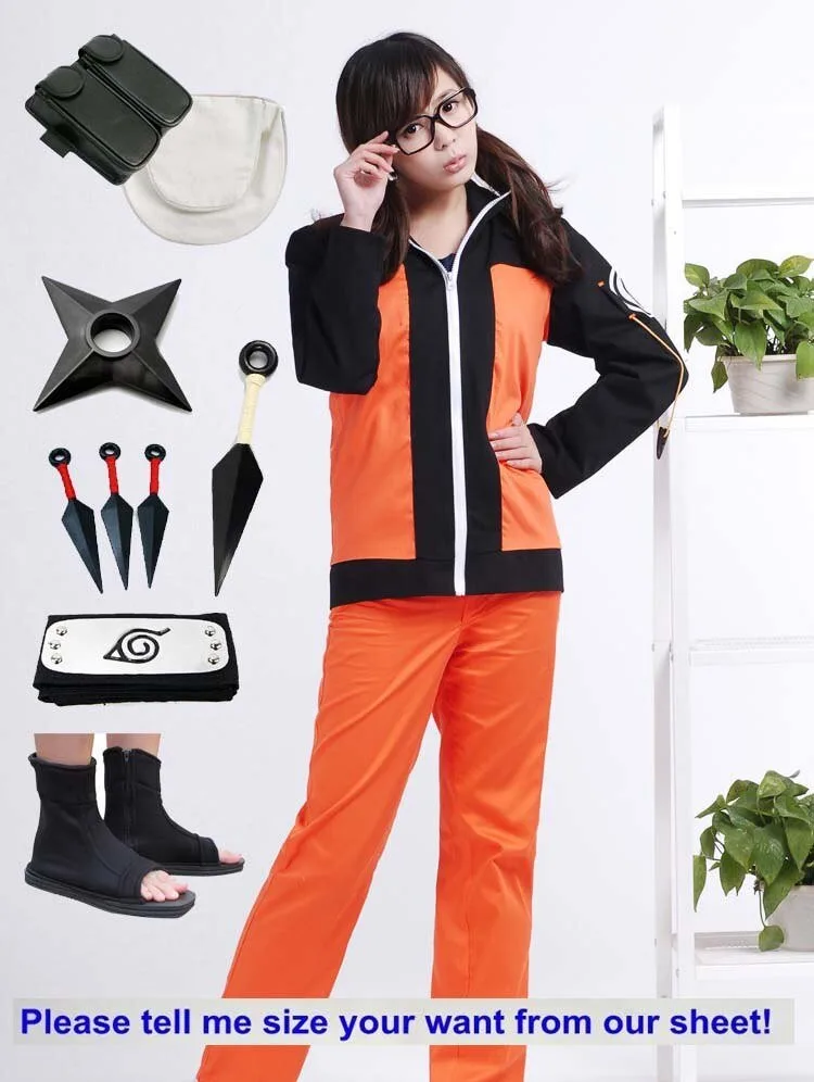 Naruto Uzumaki cosplay costume reference