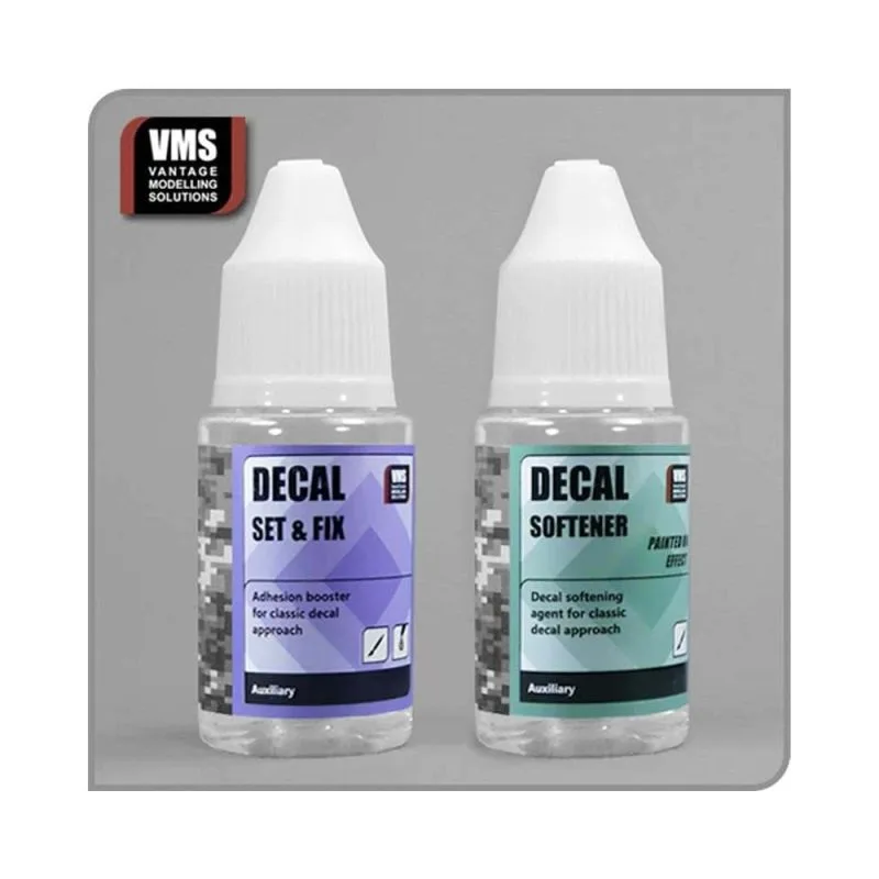 scale model decal application softener reference