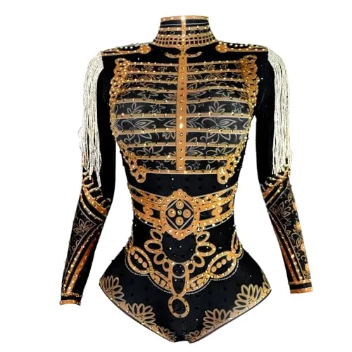drag performance costume construction rhinestones embellishment reference