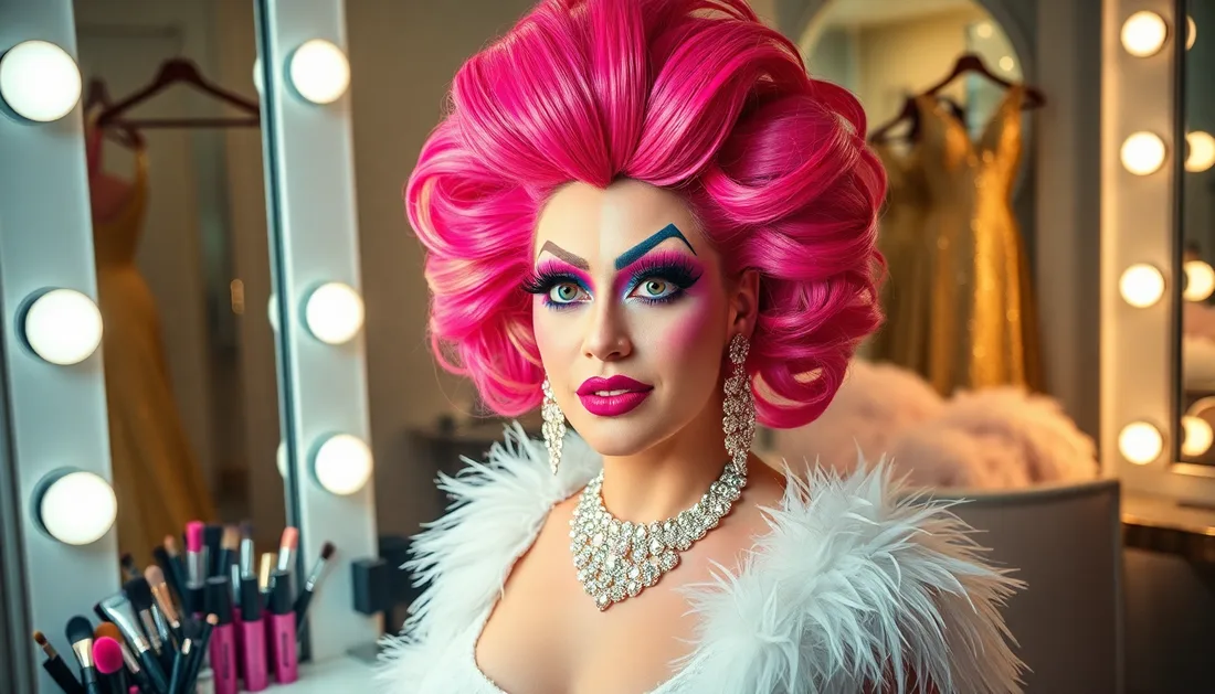 stage makeup drag queen tutorial contouring highlight reference