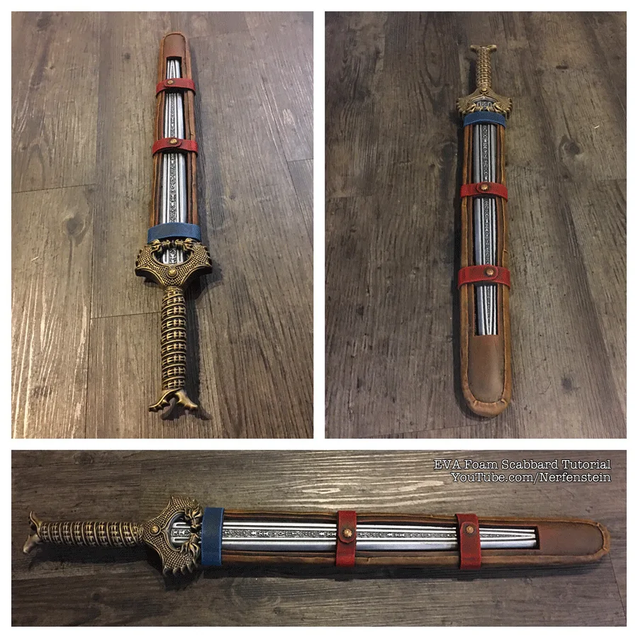 EVA foam sword cosplay build tutorial reference