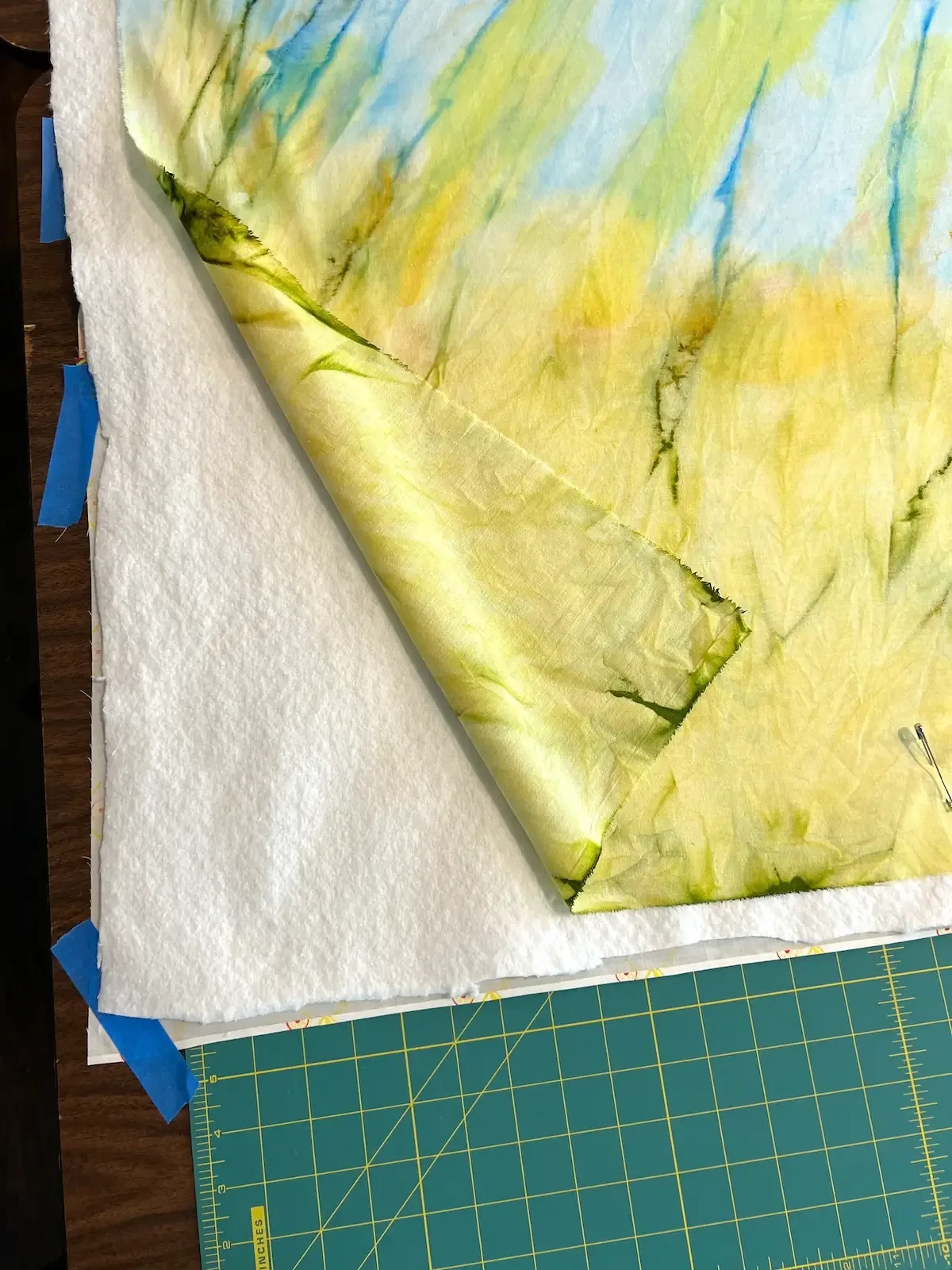 quilting sandwich basting layers reference