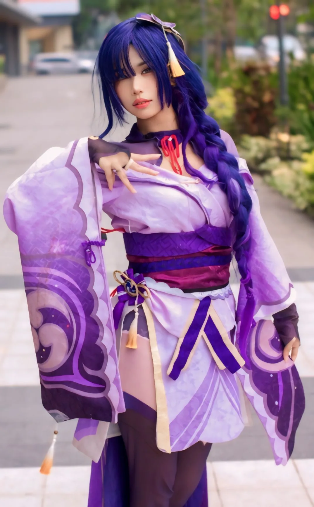 Raiden Shogun cosplay full costume reference