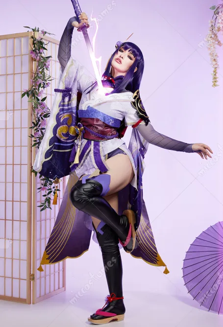 Raiden Shogun cosplay full costume reference