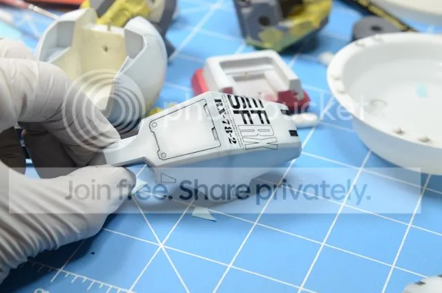Gunpla panel lining pour type wash application reference