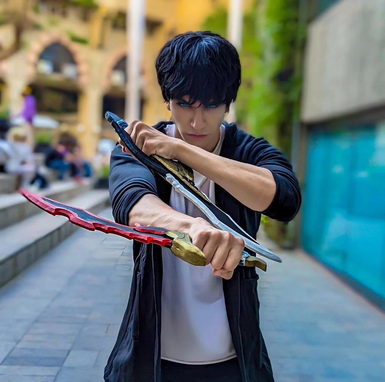 Sung Jinwoo cosplay full costume reference