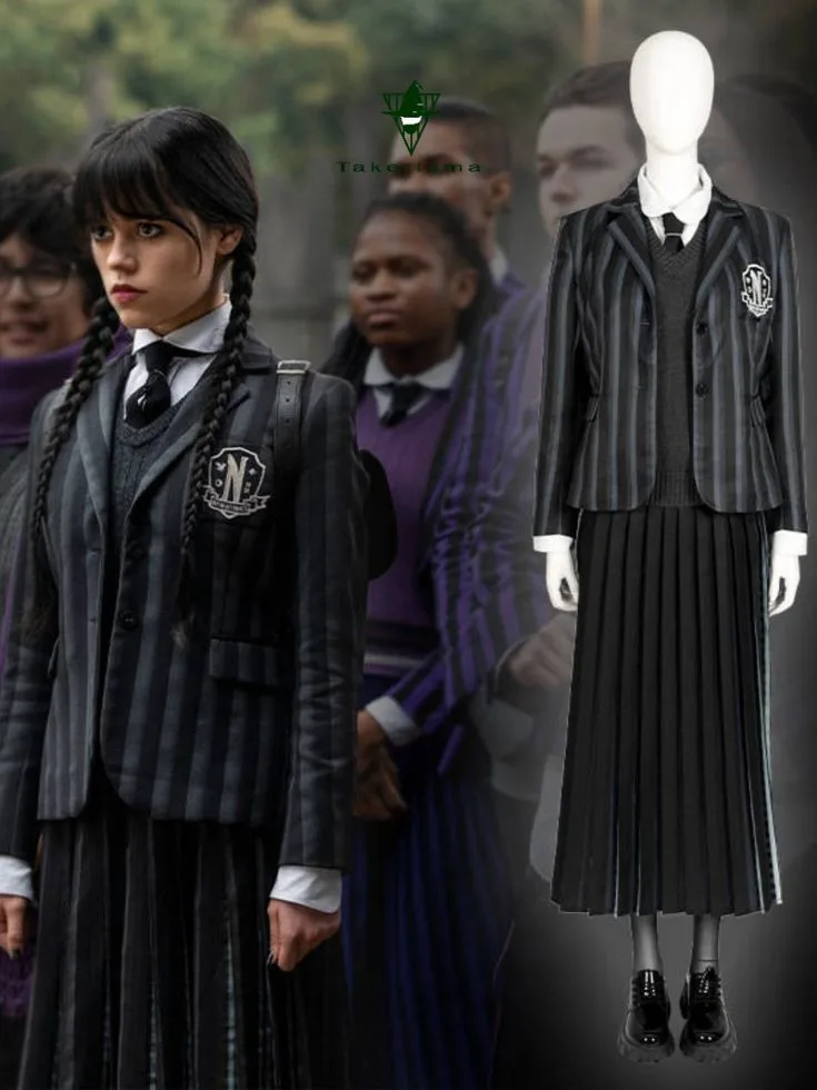 Wednesday Addams Nevermore cosplay reference