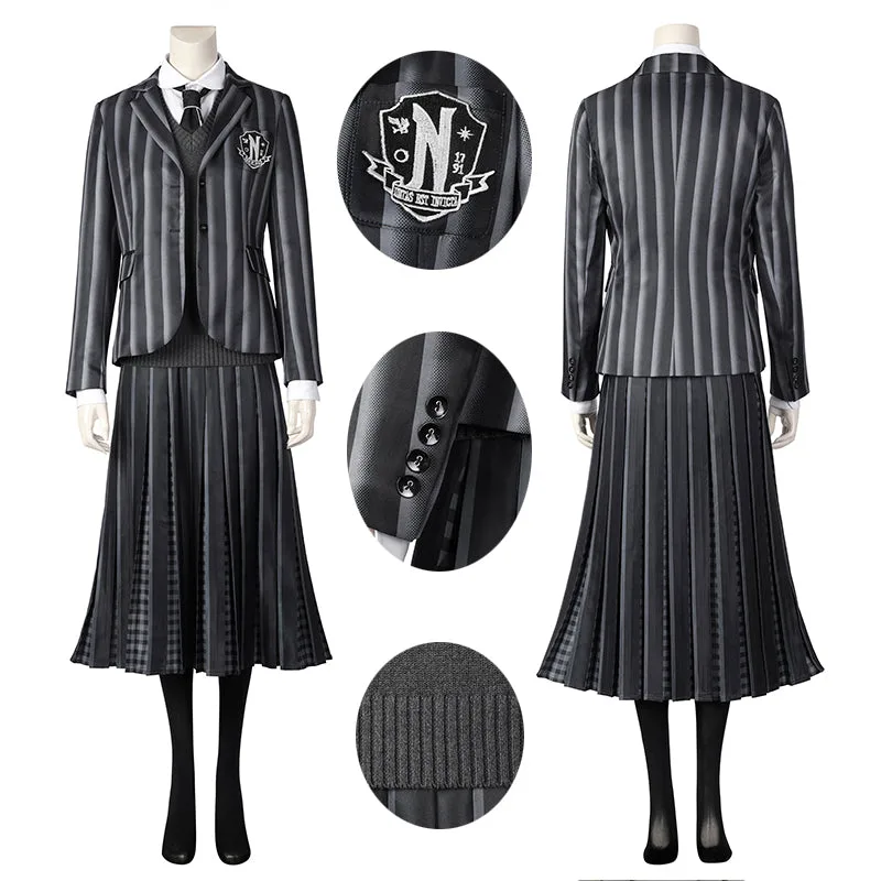Wednesday Addams Nevermore cosplay reference