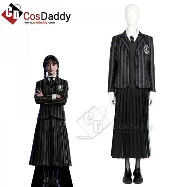 Wednesday Addams Nevermore cosplay reference