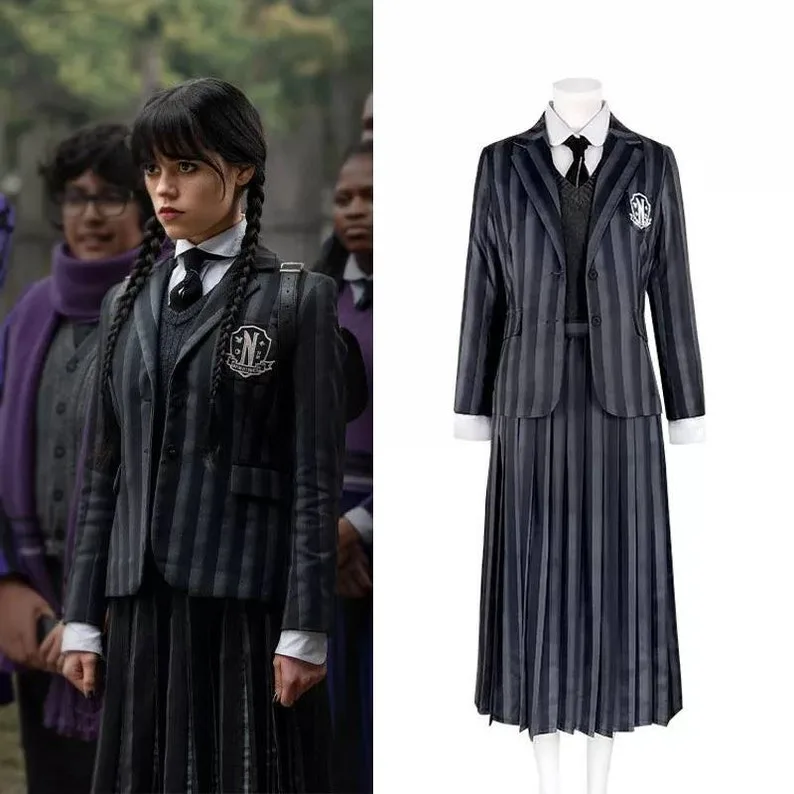 Wednesday Addams Nevermore cosplay reference